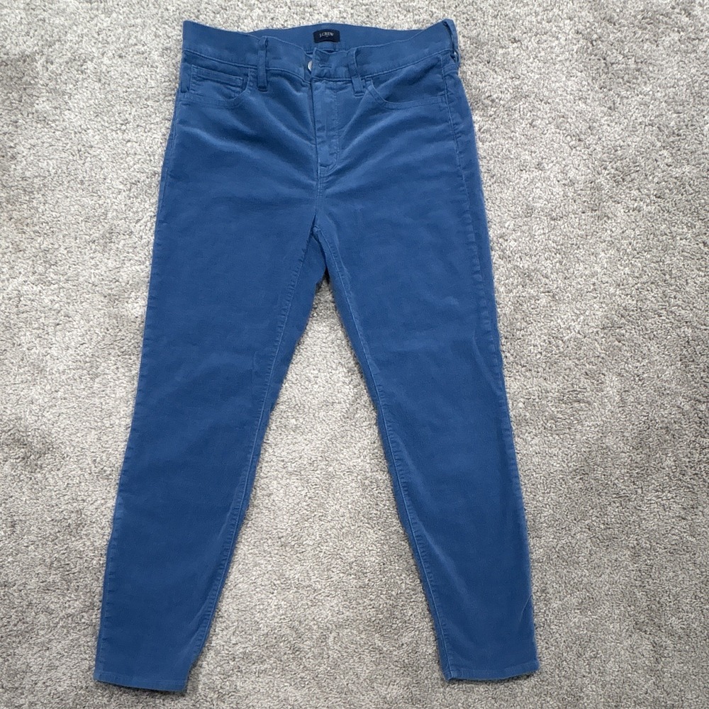 J.CREW Re-Imagined Men's Blue Corduroy‎ Stretch Slim Tapered Chino Pants 28